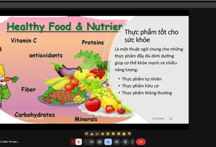 Webinar on Food Safety: From Production to Consumption in the context of Vietnam