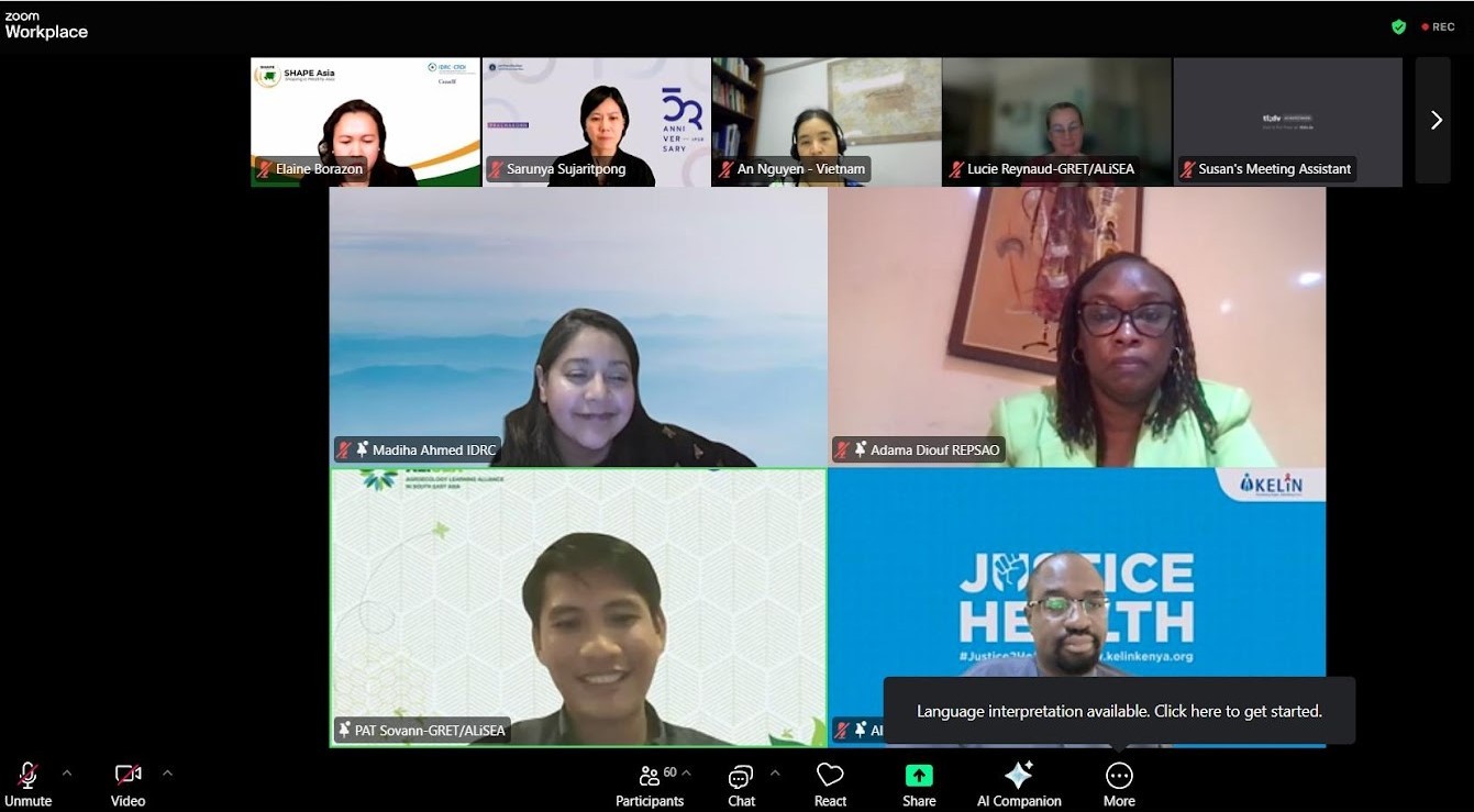ALiSEA contributed to Asia-Africa Exchange on Food Policy Research & Advocacy for Food Systems Transformation