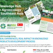 Thematic Webinar on Knowledge Products, Real Experiences sharing