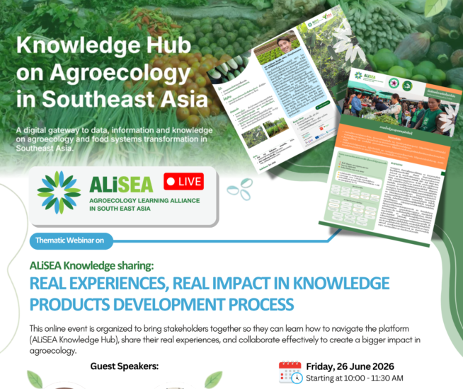 Thematic Webinar on Knowledge Products, Real Experiences sharing
