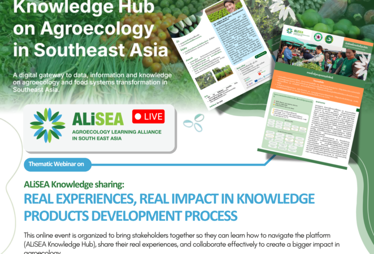 Thematic Webinar on Knowledge Products, Real Experiences sharing