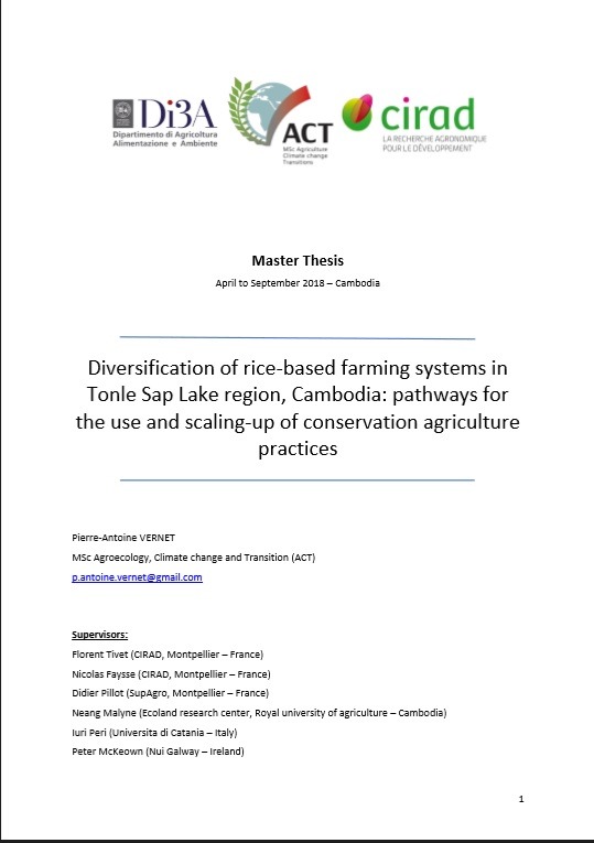 best thesis in agriculture