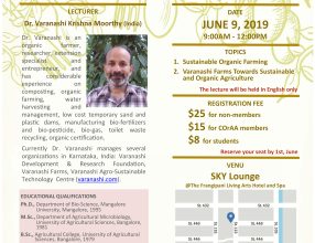 Organic Seminar – COrAA, 9 June 2019, Cambodia
