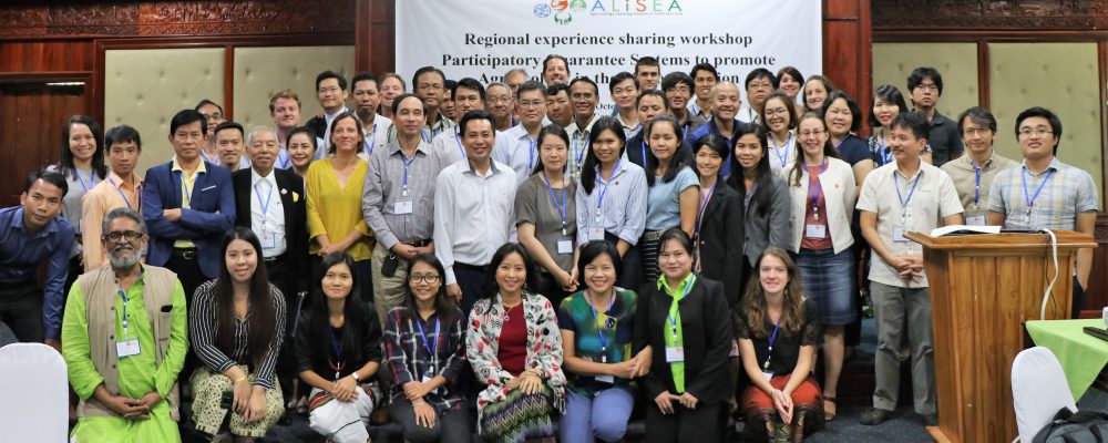 Regional Workshop about Participatory Guarantee Systems (PGS) to promote Agroecology in the Mekong Region, Vientiane, Laos, 1-3 October 2018