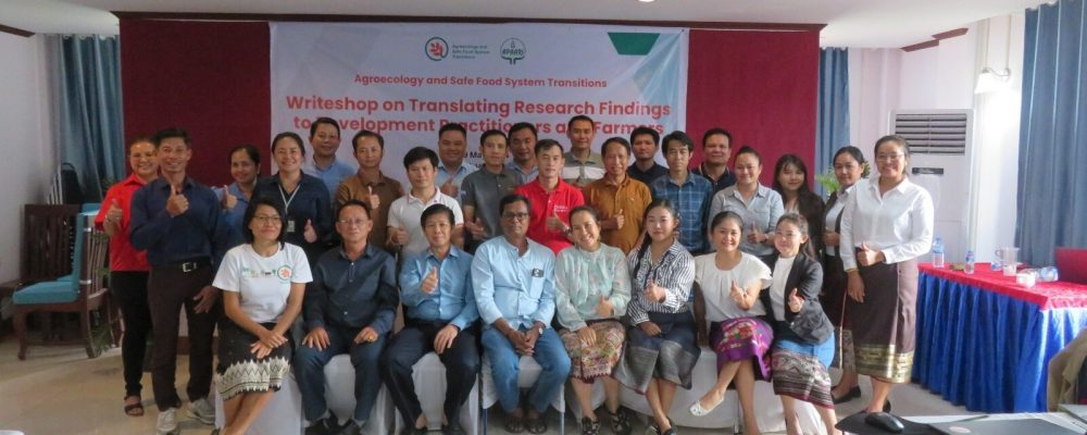 Writeshop in Laos Equips Researchers to Communicate Complex Knowledge to Farmers and Development Practitioners