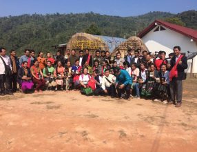 Young farmer field forum on coffee in Keoset, Khoun district, Xiengkhuang province, 18-22 February 2019