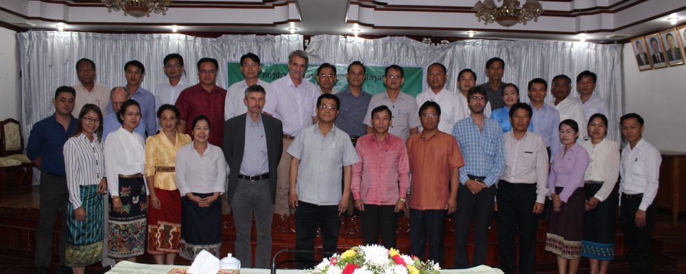 The 1st Lao Bamboo Platform workshop addressing the development of the bamboo sector in Lao PDR