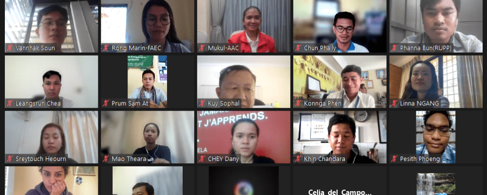 Cambodia ALiSEA Online Thematic Sharing Workshop