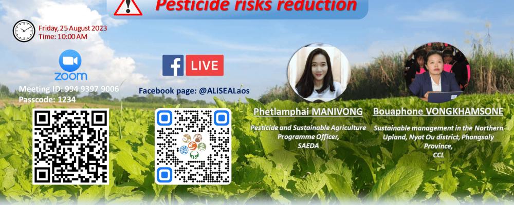 Pesticide Risk Reduction Talk in Laos