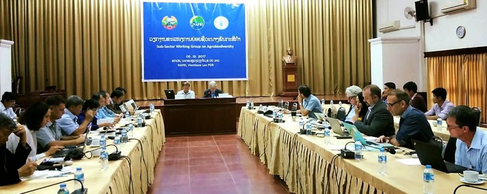Sub Sector Working group meeting on Agrobiodiversity, 5 December 2017, Vientiane, Lao PDR