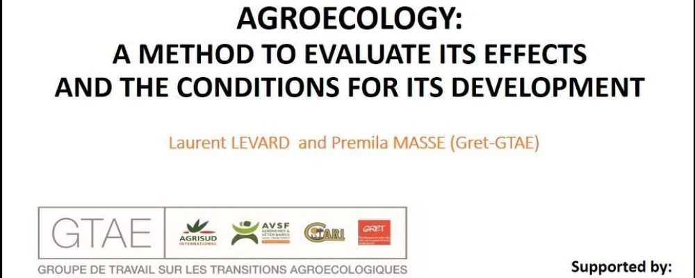 A methodological Handbook for the Evaluation of Agroecology: from theory to practice.
