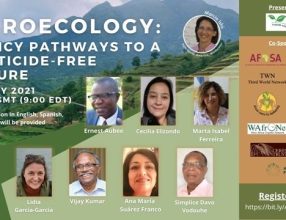 Webinar on Agroecology: policy pathways to a pesticide-free future, 21 July 2021